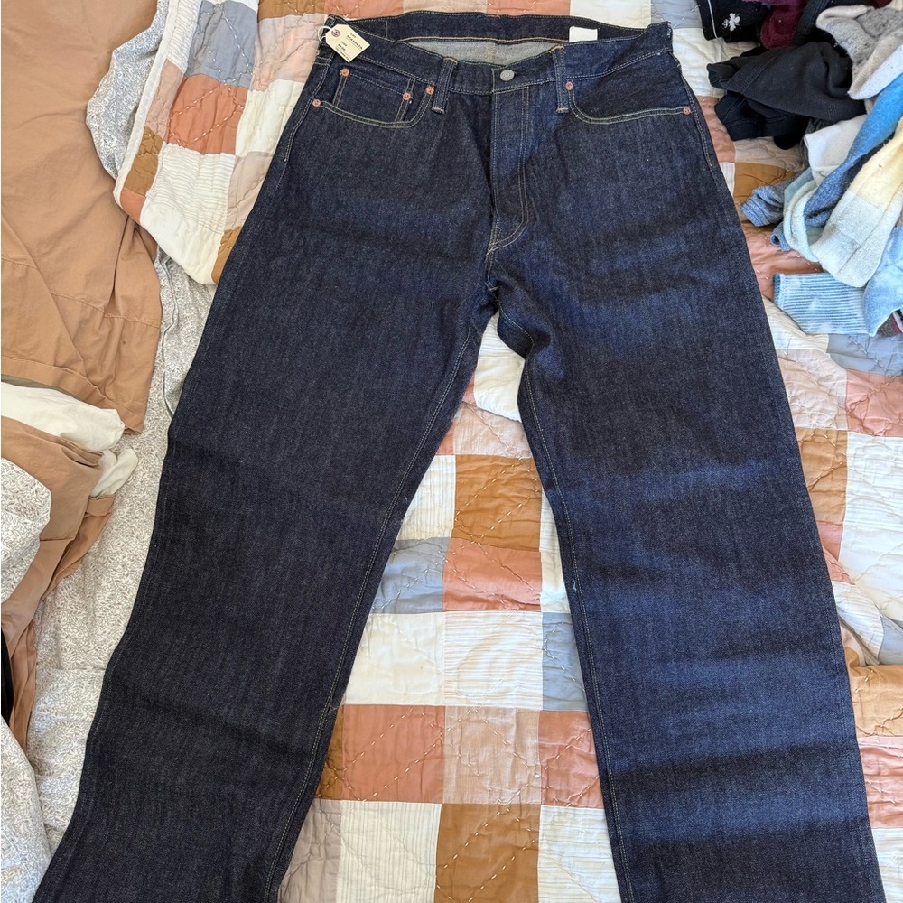 NWT Sugar Cane 1947 Jean / 36 x 34 / Dark Wash Japanese Selvedge / Big and Tall - Picture 3 of 4